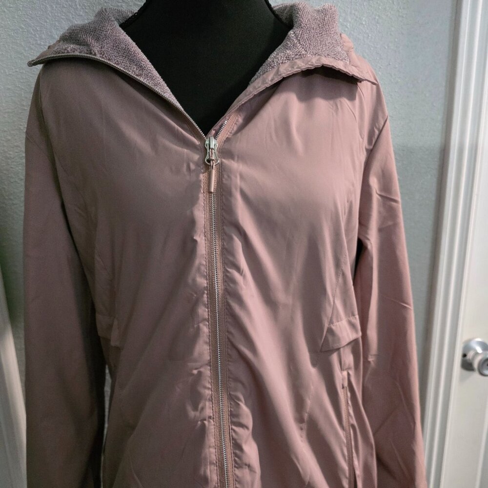 Free Country Women's Jacket in Primrose (M) or Black (L)-full zip w/hood NWT!